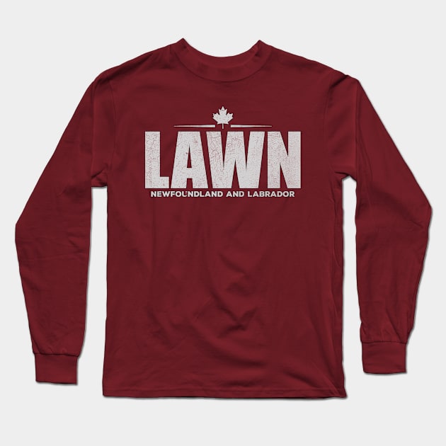 Lawn Newfoundland and Labrador Canada Long Sleeve T-Shirt by LocationTees